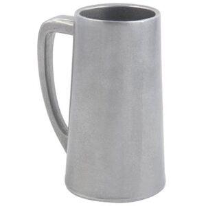 "Bon Chef 4007 6 1/4"" Tankard w/ 14 oz Capacity, Aluminum, Silver"