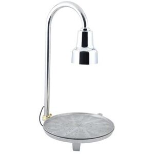 Bon Chef 50112 1 Bulb Heat Lamp w/ Fixed Arm, Stainless, 120v, Silver