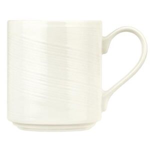 Libbey 987659437 12 1/4 oz Silk Mug - Porcelain, Royal Rideau White, 36/Case