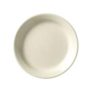 "Libbey 740-901-712 7 1/4"" Round Porcelana Plate - Porcelain, Cream White"