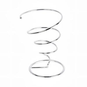 "GET 4-18180-S 4"" Round Wire Fry Cone Basket - 6""H, Chrome, 6"" Height, Silver"