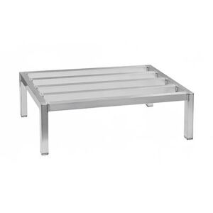 "New Age 2015 48"" Stationary Dunnage Rack w/ 2500 lb Capacity, Aluminum, Silver"