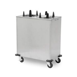 "Lakeside V5212 36 1/2"" Mobile Dish Dispenser for Oval Platters w/ (2) Columns, Stainless, Silver"