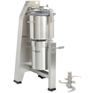 Robot Coupe R60T Vertical Cutter Commercial Mixer w/ 63 qt Stainless Tilt Cutter Bowl & 2 Speeds, Stainless Steel