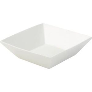 "American Metalcraft SQB88 8 1/4"" Square Bowl w/ 48 oz Capacity, Porcelain/White"