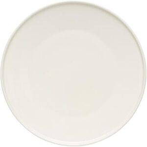 "Libbey 109717 10 1/2"" Round Ares Plate - Porcelain, White Royal Rideau"