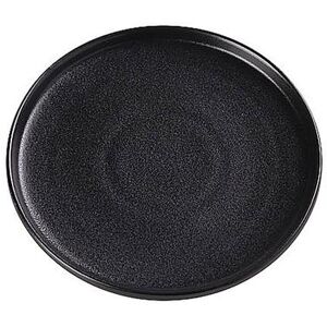 "Yanco NB-110 10 1/4"" Round Plate - Ceramic, Noble Black"