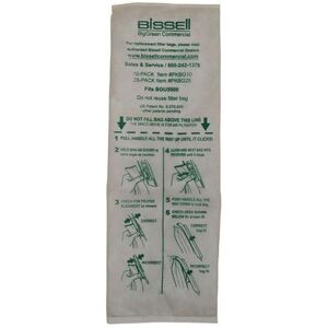 Bissell PKBG25 Vacuum Cleaner Bags for BGU5500