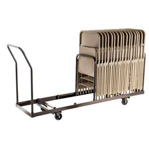 National Public Seating DY-35 Folding Chair Dolly w/ (35) Chair Capacity for Standard Folding Chairs, Green