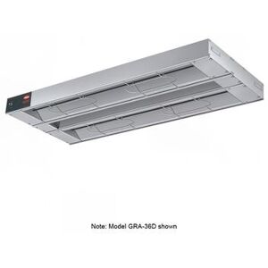 "Hatco GRA-42D3 Glo-Ray 42"" Standard Watts Infrared Strip Warmer - Double Rod, (1) Built In Toggle Control, 240v/1ph, Silver (Cord & Plug Not Included)"