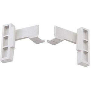 Cambro CPCC8480 Camshelving Premium Corner Connector Set, Speckled Gray, 1 Set for 1 Shelf