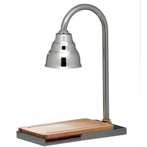 "Bon Chef 9698CH Carving Station w/ Butch Block Cutting Board, Heat Lamp, 21"" x 12"" x 30"", Silver, 120 V"