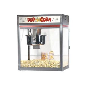 Gold Medal 2563 32 oz Discovery Popcorn Popper w/ Oil Delivery System, Front Counter, 120/208v, Stainless Steel