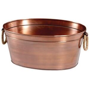 "GET BT-2215-ACPR 8 gal Cooling Tub w/ Rope Handles - 21 1/4"" x 15 1/4"" x 9 1/2"", Antique Copper"