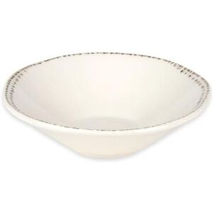 "Libbey FH-511 Farmhouse 4 7/8"" Round Fruit Bowl - Ceramic, Cream White, 5 oz"