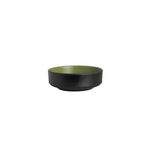 Steelite 7820JB007 21 1/4 oz Round Melamine Stack Bowl, Cactus, Black