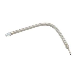 "T&S HG-0100-27 27"" Gas Connector Hose - Stainless Steel, 1/2"" NPT"