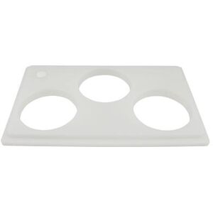 "Cambro CPH3148 Crock Holder - 13x21"" Holds (3)Crocks, White"