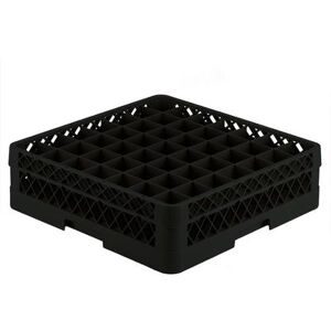 Vollrath TR9E Rack-Master Glass Rack w/ (49) Compartments - (1) Extender, Black