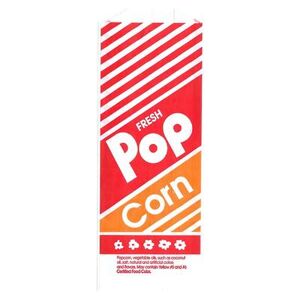 Gold Medal 2054 1 1/10 oz Disposable Popcorn Bags, 1, 000/Case, Multi-Colored