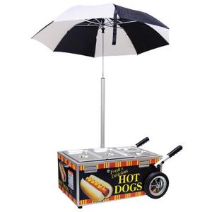 Gold Medal 8080NS Table Top Steamer Hot Dog Cart w/ 50 Franks & 35 Bun Capacity, 120v, 60 Hot Dog Capacity, Stainless Steel