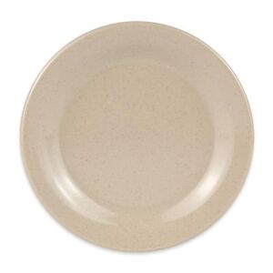 "GET BF-060-S Tahoe 6 1/4"" Round Melamine Dessert Plate, Sandstone, Beige"