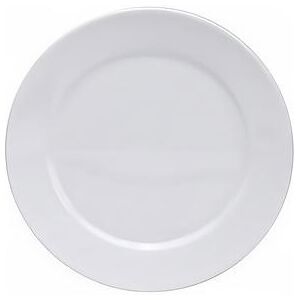 "Oneida F8010000149 10 1/4"" Round Buffalo Plate - Porcelain, Bright White"