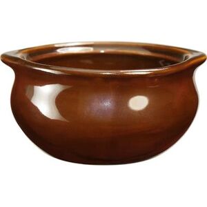 ITI OSC-12 12 oz Soup Crock - Ceramic, Caramel, Brown