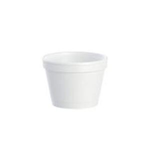 Dart 4J6 J Cup 4 oz Insulated Food Container - Foam, White