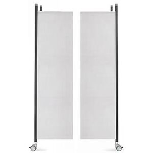 "Eastern Tabletop Z1090BW Back Wall w/ Magnetic - 16 1/4""W x 50""H, Vinyl"