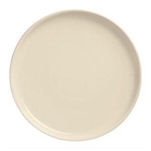 "Libbey PZ-13 13 3/8"" Round Pizza Platter - Porcelain, Cream White"