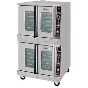 Garland MCO-ES-20-S Master Double Full Size Electric Commercial Convection Oven - 20.8 kW, 208v/1ph, Master 200 Solid State Controls, Stainless Steel