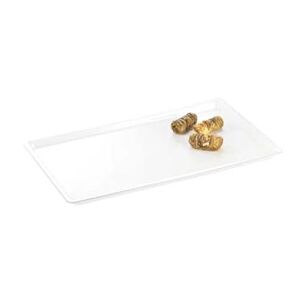 "Cal-Mil 325-12-12 Shallow Display Tray, 12"" x 20"" x 1"" Deep, Clear Acrylic"