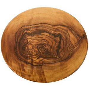 "American Metalcraft OWM171 17 1/4"" Round Serving Board - Melamine, Olive Wood, Brown"