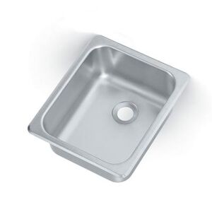 "Vollrath 212560 (1) Compartment Drop in Sink - 11"" x 13 1/4"", Stainless Steel"