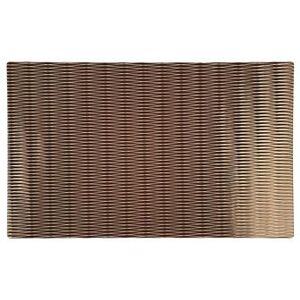 "Elite Global Solutions M2012RC-CH Rectangular Melamine Display Tray - 20 7/8"" x 12 3/4"", Chocolate, Brown"