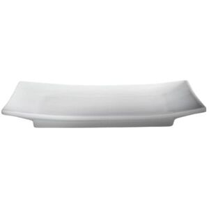 "Cameo China 710-83 8-1/2"" x 5-1/2"" Rectangular Platter - Ceramic, White"
