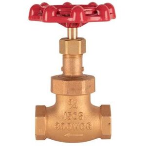 "T&S 006648-20R 3/4"" Globe Valve, Red Handle"