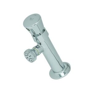 T&S B-0800 Wash Sink Faucet, Push Button, 6 1/2 in, Self-Closing, Push-Button Dispensing