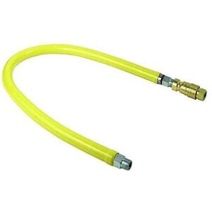 "T&S HG-4F-48-RC 48"" Gas Hose w/ Quick Disconnect & Cable Kit - 1 1/4"" NPT"