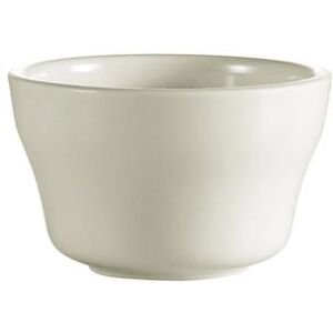 CAC REC-4 7 1/4 oz Round American White Rolled Edge Bouillon Cup, REC