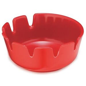 "Tablecraft 265R-1 Classic Deepwell Ashtray, 4 1/4 x 1 3/4"", Red Melamine"