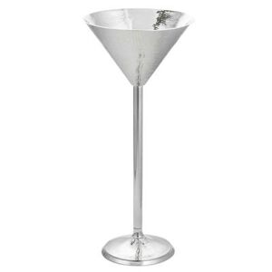 "Tablecraft RS1432 32 1/2"" Martini Glass Beverage Stand, Stainless Steel"