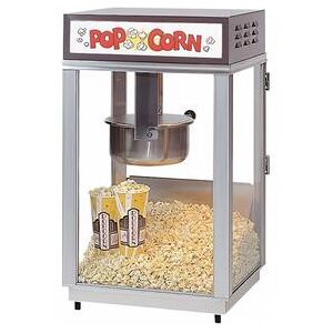 Gold Medal 2661 Ultimate-60 Special Popcorn Machine w/ 6 oz Popper & Stainless Dome, 120v, Stainless Steel