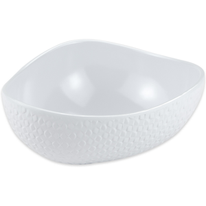 GET CS-1080-CN-W Coralline 2 qt Oval Melamine Bowl, White