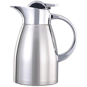 Service Ideas LVP1000 1 liter Elite Touch Coffee Server, Polished Finish, Silver