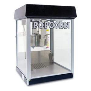 Gold Medal 2404MD FunPop Popcorn Machine w/ 4 oz EZ Kleen Kettle & Midnight Dome, 120v, Stainless Steel