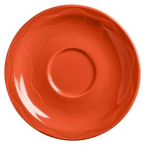 "Libbey 903034201 6 1/4"" Round Cantina Saucer - Glazed, Cayenne, Red"