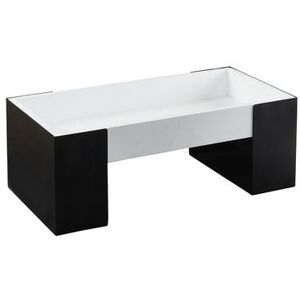 "Cal-Mil 22118-7-13 Countertop Merchandiser - 20 1/4""W x 10 1/4""D x 7 1/2""H, White Bin w/ Black Metal Frame, Multi-Colored"