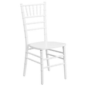 Flash Furniture XS-WHITE-GG Hercules Series Chiavari Chair - Acacia Wood, White